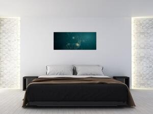 Slika - Čarobni jelen ponoči (120x50 cm)