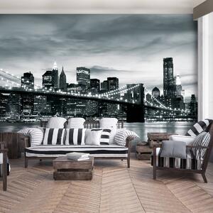 Foto tapeta - New York i Brooklyn Bridge (152,5x104 cm)