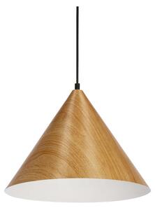 Smeđa viseća svjetiljka s metalnim sjenilom ø 32 cm Dunca – Candellux Lighting