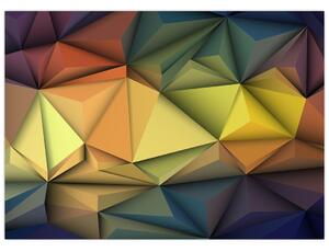 Slika - Poligonalna 3D abstrakcija (70x50 cm)