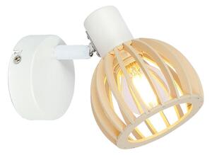 Bijela/u prirodnoj boji zidna lampa ø 10 cm Atarri – Candellux Lighting