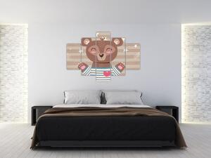 Slika - Ljubeči medvedek (150x105 cm)