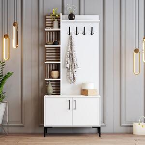 Woody Fashion Ormar za predsoblje, Viyana D - White
