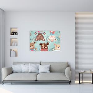Slika - Veseli medvedki (90x60 cm)