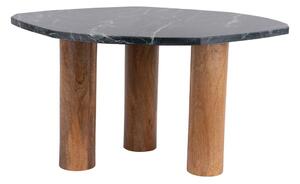 Pomoćni stol s pločom stola u mramornom dekoru 50x75 cm Organic – Leitmotiv