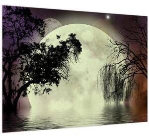 Slika - Polna luna nad površjem (70x50 cm)