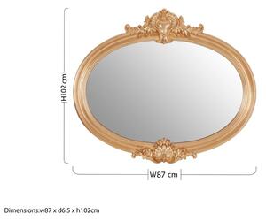 Zidno ogledalo 102x87 cm Giselle – Premier Housewares
