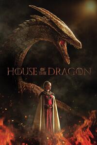 Ilustracija House of the Dragon - Rhaenyra Targaryen, (26.7 x 40 cm)
