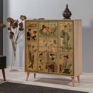 Woody Fashion Višenamjenski ormarić, Sonoma hrast, MULTİLÜX-732
