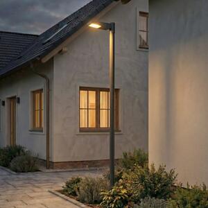 Arcchio Nefarius vanjska LED svjetiljka, 250 cm, tamnosiva, IP65, Sivo, Metal