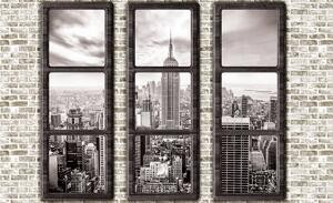 Foto tapeta - New York - pogled s prozora (152,5x104 cm)