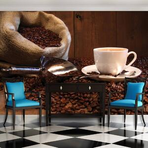 Foto tapeta - Vreća puna zrna kave (152,5x104 cm)
