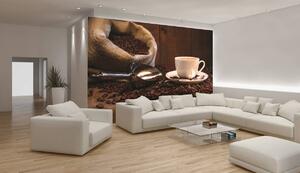 Foto tapeta - Vreća puna zrna kave (152,5x104 cm)