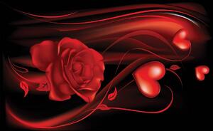 Foto tapeta - Crveno srce (152,5x104 cm)