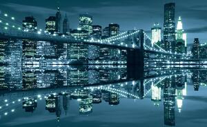 Foto tapeta - New York i Brooklyn Bridge (152,5x104 cm)