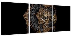 Slika - Čarobno oko (sa satom) (90x30 cm)