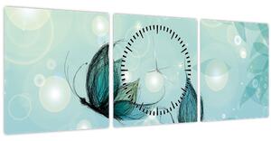 Slika - Modri ​​metulji (sa satom) (90x30 cm)