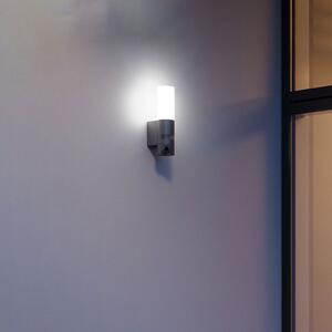 STEINEL L 620 Cam SC LED vanjska zidna svjetiljka antracit, Crno, Metal