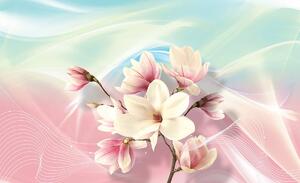 Foto tapeta - Apstraktna magnolija (152,5x104 cm)