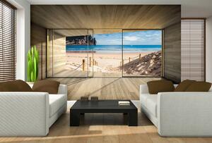 Foto tapeta - Pogled na plažu (152,5x104 cm)