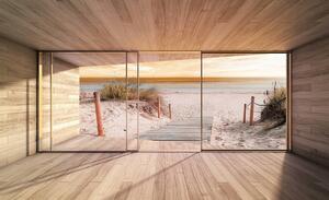 Foto tapeta - Pogled na ulaznu stazu na plažu (152,5x104 cm)