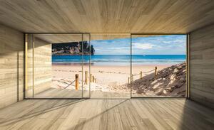 Foto tapeta - Pogled na plažu (152,5x104 cm)