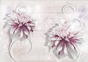 Foto tapeta - Ružičasti cvjetovi (152,5x104 cm)