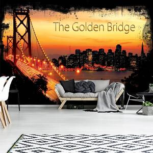 Foto tapeta - Golden Gate Bridge City Urban (152,5x104 cm)