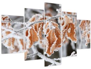 Slika - Smrznuto lišće (150x105 cm)