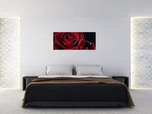 Slika - Crvena ruža (120x50 cm)