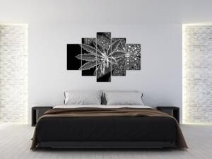 Slika - Lišće s kapljicama (150x105 cm)