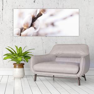 Slika - Grana s macicama vrbe ive (120x50 cm)