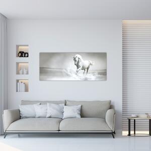 Slika - Bijeli konj (120x50 cm)