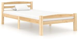 VidaXL Okvir za krevet od masivne borovine 90 x 200 cm