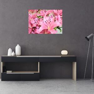 Slika - Ružičasti ljiljani (70x50 cm)