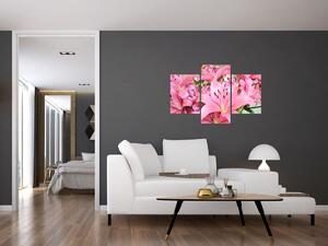 Slika - Ružičasti ljiljani (90x60 cm)