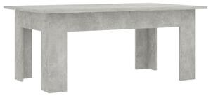 VidaXL Stolić za kavu siva boja betona 100 x 60 x 42 cm od iverice