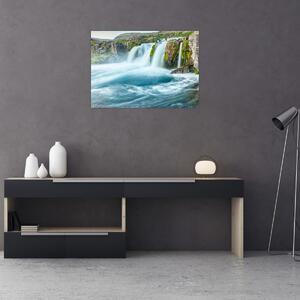 Slika - Stijene sa slapovima (70x50 cm)