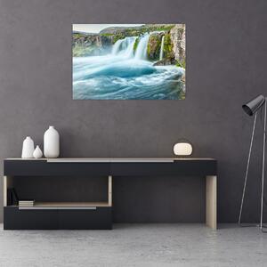 Slika - Stijene sa slapovima (90x60 cm)