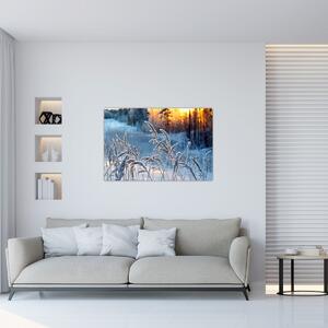 Slika - Zimska livada (90x60 cm)