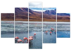Slika - Flamingosi (150x105 cm)