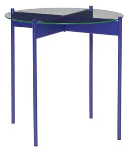 Okrugli pomoćni stol sa staklenom pločom stola ø 45 cm Beam – Hübsch