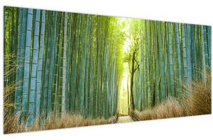Slika - Put s bambusima (120x50 cm)