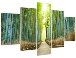Slika - Put s bambusima (150x105 cm)