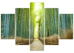 Slika - Put s bambusima (150x105 cm)