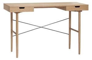 Radni stol u dekoru hrasta 55x120 cm Studio – Hübsch
