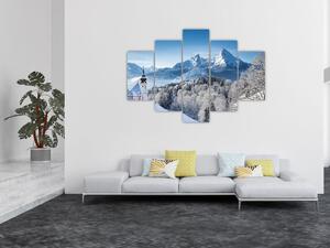 Slika - Snježni krajolik (150x105 cm)