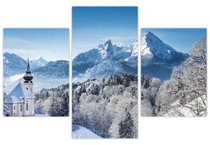 Slika - Snježni krajolik (90x60 cm)