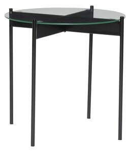 Okrugli pomoćni stol sa staklenom pločom stola ø 45 cm Beam – Hübsch