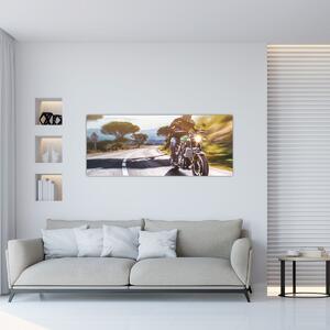 Slika - Biker (120x50 cm)